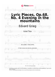 undefined Edvard Grieg - Lyric Pieces, Op.68. No. 4 Evening in the mountains