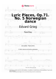 undefined Edvard Grieg - Lyric Pieces, Op.71. No. 5 Norwegian dance