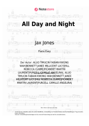 Noten, Akkorde Jax Jones, Martin Solveig, Madison Beer - All Day and Night