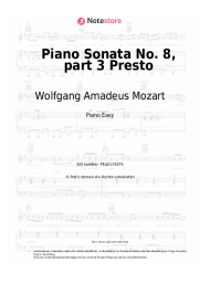 undefined Wolfgang Amadeus Mozart - Piano Sonata No. 8, K. 310/300d, part 3 Presto