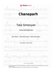 Noten, Akkorde Tata Simonyan - Chanaparh
