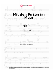 undefined Nik P. - Mit den Füßen im Meer