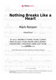undefined Mark Ronson, Miley Cyrus - Nothing Breaks Like a Heart