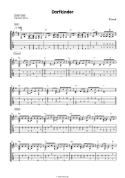 Noten, Akkorde Finnel - Dorfkinder