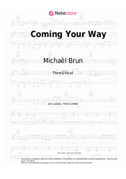 Noten, Akkorde Michaël Brun, Anne-Marie, Becky G - Coming Your Way