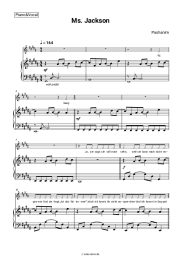 Noten, Akkorde Pashanim - Ms. Jackson