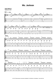 Noten, Akkorde Pashanim - Ms. Jackson