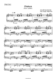Noten, Akkorde Anirudh Ravichander, Arijit Singh, Shilpa Rao - Chaleya (From 'Jawan')