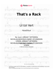 undefined Lil Uzi Vert - That's a Rack