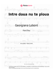 Noten, Akkorde Georgiana Lobont, Andreea Banica - Intre doua nu te ploua