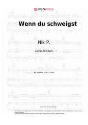 undefined Nik P. - Wenn du schweigst