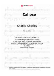 Noten, Akkorde Charlie Charles, Sfera Ebbasta, Mahmood, Fabri Fibra - Calipso