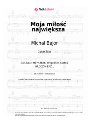Noten, Akkorde Michał Bajor - Moja miłość największa