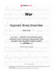 Noten, Akkorde Hypnotic Brass Ensemble - War