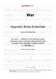 Noten, Akkorde Hypnotic Brass Ensemble - War