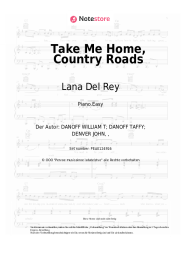 undefined Lana Del Rey - Take Me Home, Country Roads