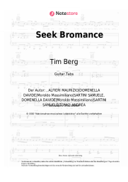 Noten, Akkorde Tim Berg, Amanda Wilson - Seek Bromance