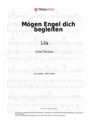 Noten, Akkorde Lila - Mögen Engel dich begleiten