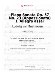 undefined Ludwig van Beethoven - Piano Sonata Op. 57 No. 23 (Appassionata) I. Allegro assai