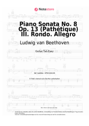 undefined Ludwig van Beethoven - Piano Sonata No. 8 Op. 13 (Pathétique) III. Rondo. Allegro