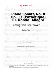 undefined Ludwig van Beethoven - Piano Sonata No. 8 Op. 13 (Pathétique) III. Rondo. Allegro