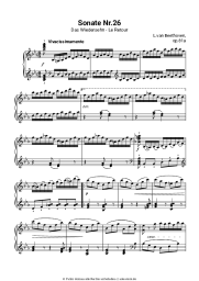 undefined Ludwig van Beethoven - Piano Sonata No. 26 (“Les Adieux”), Op. 81a, III. Das Wiedersehen