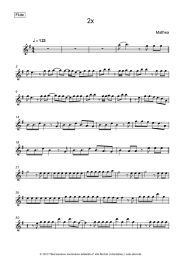 Noten, Akkorde Mathea - 2x