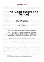 Noten, Akkorde The Prodigy - No Good (Start The Dance)