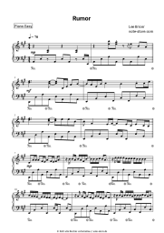 Noten, Akkorde Lee Brice - Rumor
