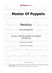 undefined Metallica - Master Of Puppets