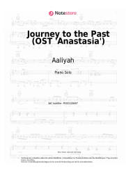 undefined Aaliyah - Journey to the Past (OST 'Anastasia')