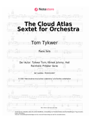 Noten, Akkorde Tom Tykwer, Johnny Klimek, Reinhold Heil - The Cloud Atlas Sextet for Orchestra
