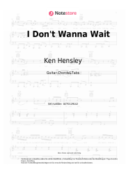 undefined Ken Hensley - I Don't Wanna Wait