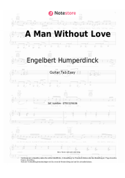 Noten, Akkorde Engelbert Humperdinck - A Man Without Love