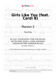 undefined Maroon 5, Cardi B - Girls Like You