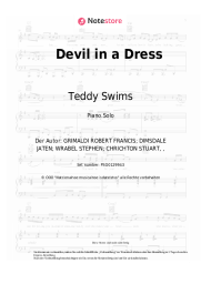 undefined Teddy Swims - Devil in a Dress