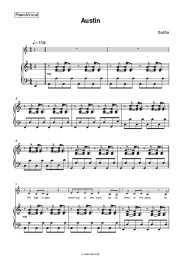 Noten, Akkorde Dasha - Austin