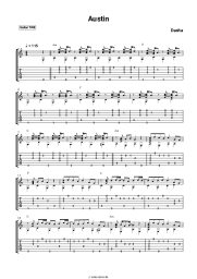 Noten, Akkorde Dasha - Austin