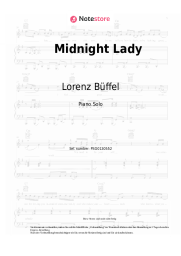 Noten, Akkorde Lorenz Büffel, Knossi - Midnight Lady