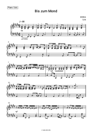 Noten, Akkorde DIKKA, LEA - Bis zum Mond