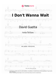 undefined David Guetta, OneRepublic - I Don't Wanna Wait