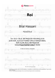 Noten, Akkorde Bilal Hassani - Roi