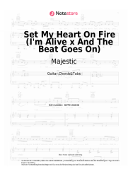 Noten, Akkorde Majestic, The Jammin Kid, Celine Dion - Set My Heart On Fire (I'm Alive x And The Beat Goes On)