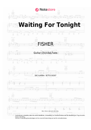 Noten, Akkorde FISHER, Jennifer Lopez - Waiting For Tonight