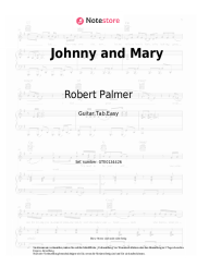 Noten, Akkorde Robert Palmer - Johnny and Mary