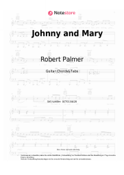 Noten, Akkorde Robert Palmer - Johnny and Mary