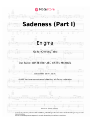 Noten, Akkorde Enigma - Sadeness (Part I)