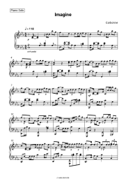 Noten, Akkorde Carbonne - Imagine