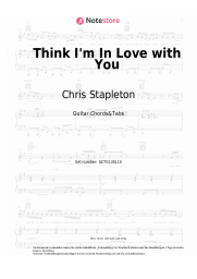 Noten, Akkorde Chris Stapleton, Dua Lipa - Think I'm In Love with You