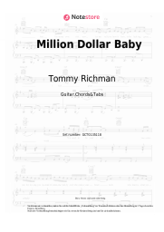 Noten, Akkorde Tommy Richman - Million Dollar Baby